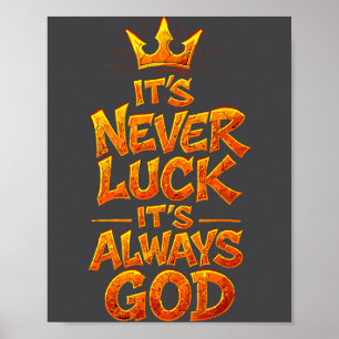 Christian Faith God Quote Religious Belief Men Wom Poster