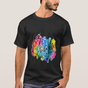 Christian Faith I Will No Be Shaken Watercolor Bib T-Shirt