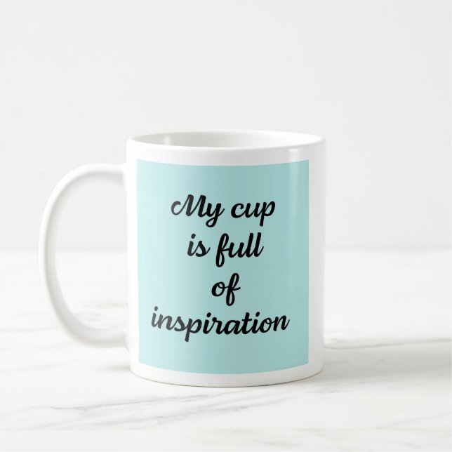 Christian faith inspiration Mug (Left)