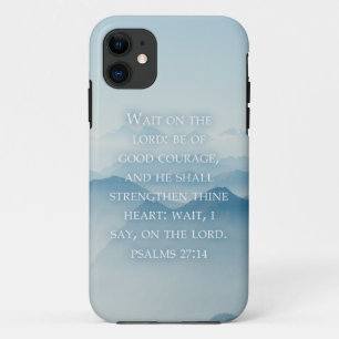 Christian Faith Inspiration Wait on the Lord  Case-Mate iPhone Case