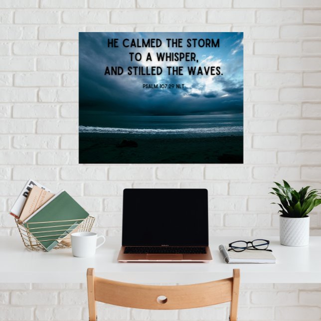 Christian Faith, Inspirational, Peace in the Storm Photo Print (Christian Faith, Inspirational, Peace in the Storm Photo Print)