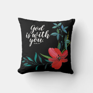 Christian Faith Inspirational Words Cushion