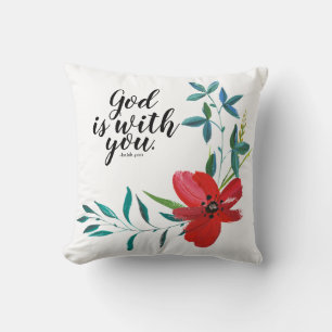 Christian Faith Inspirational Words Cushion