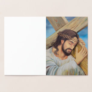 Christian Faith Jesus Christ Foil Card