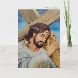 Christian Faith Jesus Christ Foil Greeting Card