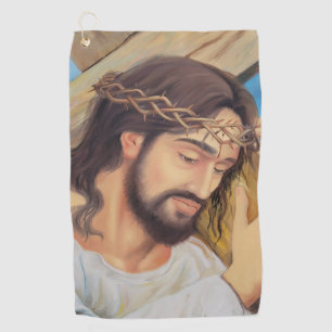 Christian Faith Jesus Christ Golf Towel