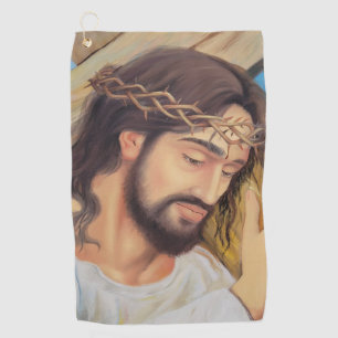 Christian Faith Jesus Christ Golf Towel