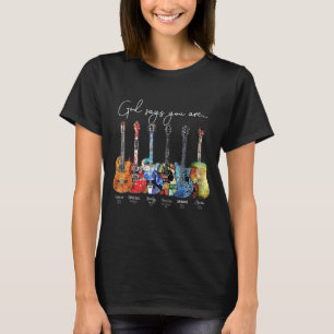Christian Faith Jesus Guitar God Say You Are T-Shirt