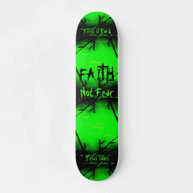 Christian Faith Jesus Skateboard (Front)