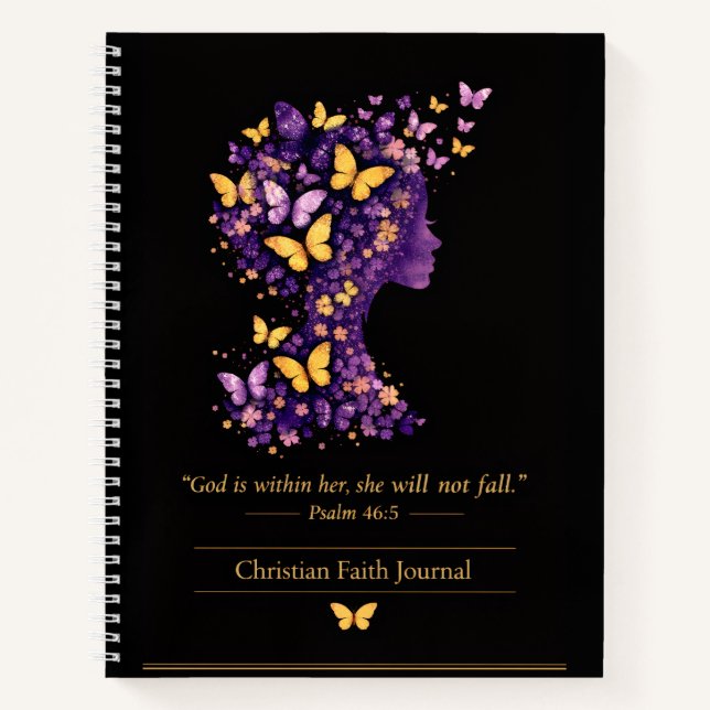 Christian Faith Journal – Psalm 46:5 (Front)