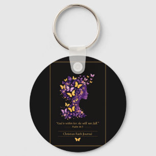 Christian Faith Journal – Psalm 46:5 Key Ring