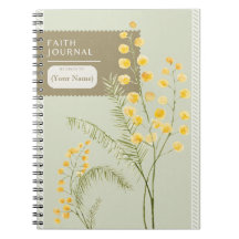 Christian Faith Journal & Sermon Notes - Flowers