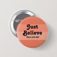 Christian Faith Just Believe Bible Verse Salmon