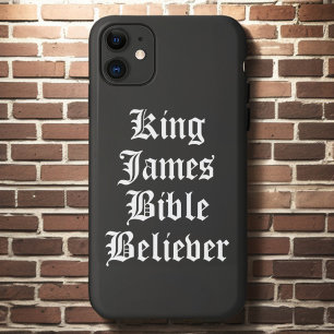 Christian Faith King James Bible Believer Black Case-Mate iPhone Case
