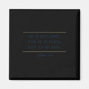 Christian Faith Matthew 286 Easter He Is Risen Des Magnet