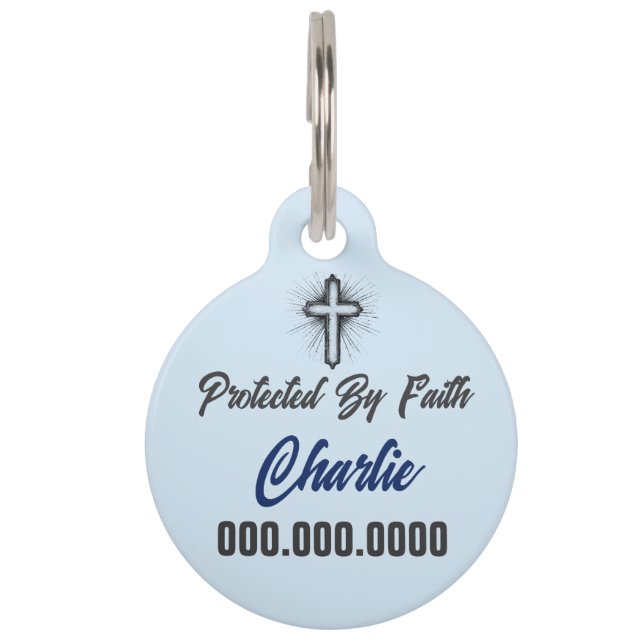 Christian Faith Pet Tag (Front)
