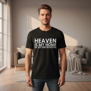 Christian Faith Religious Quote Black Men's T-Shirt