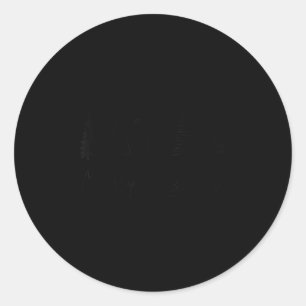 Christian Faith Simple Christmas Trees Cross Merry Classic Round Sticker