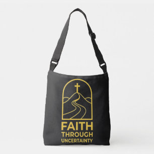 Christian Faith Through Uncertainty Cross Hill Crossbody Bag