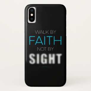Christian Faith Verse Walk by Faith Not by Sight Case-Mate iPhone Case