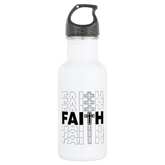 Christian Faith Water Bottle (Front)