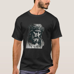 Christian Faithful Jesus crown with thorns T-Shirt