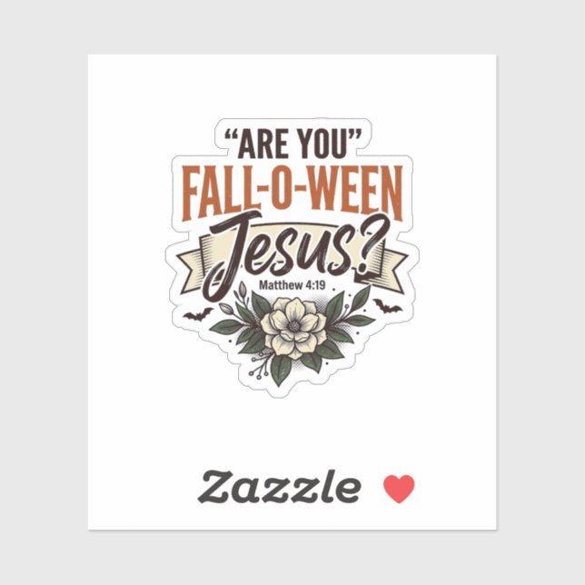 Christian Fall-O-Ween Jesus Vintage Engraving Shir (Sheet)