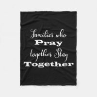 Christian Families Pray Together Stay Faith Design