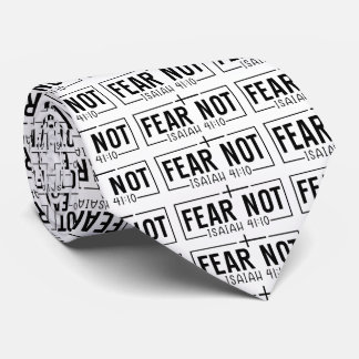 Christian Fear Not Isaiah 41 10 Cross Tie