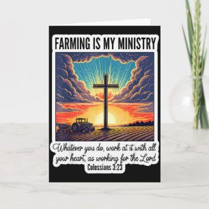 Christian Firefighter Firefighting Is My Ministry Card