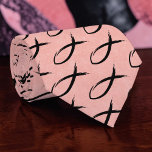 Christian Fish Christianity Custom Necktie<br><div class="desc">This custom necktie allows you to proudly display your Christian faith with others. Perfect for various occasions, this necktie makes a thoughtful gift or a personal statement.</div>