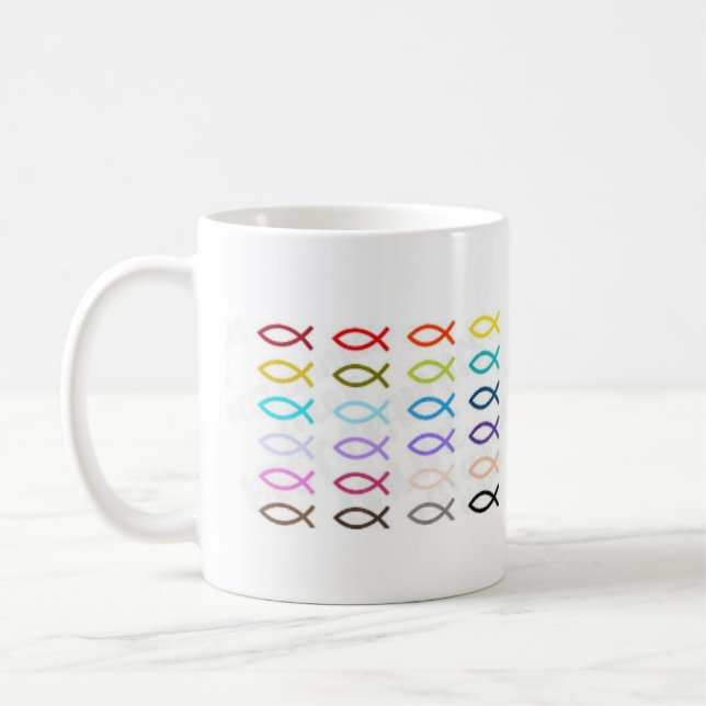 Christian Fish Coffee Mug (Left)