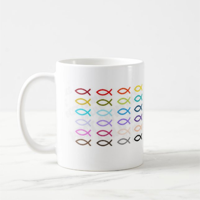 Christian Fish Coffee Mug (Left)