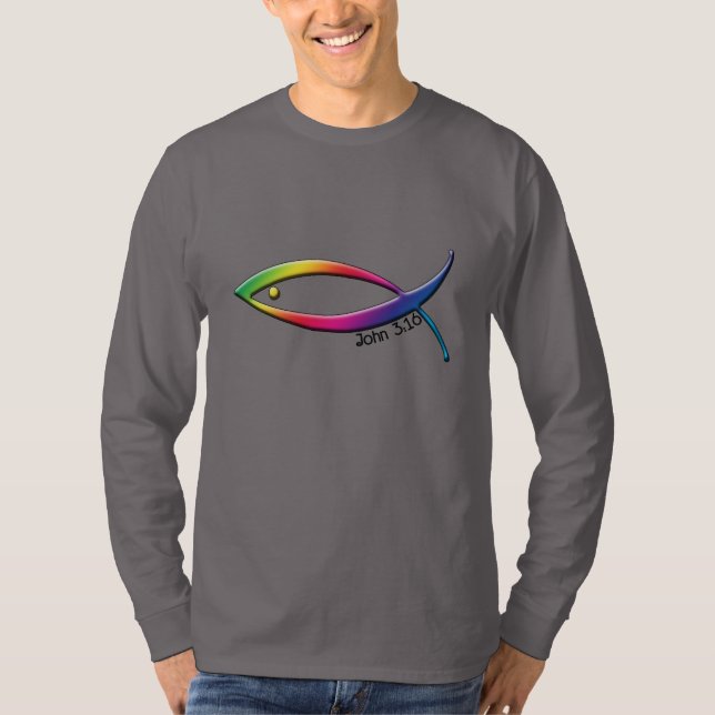 Christian Fish Symbol T-Shirt (Front)