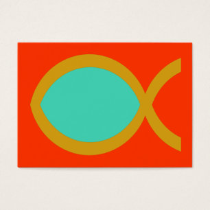 Christian Fish Symbol Tract Card /