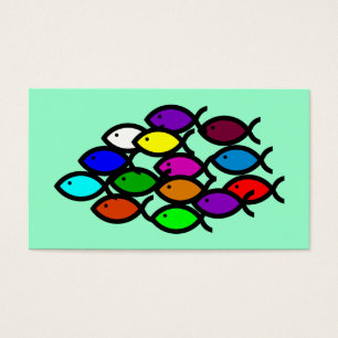 Christian Fish Symbols - Rainbow School -