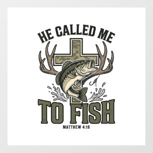 Christian Fishing Design He Called Me to Fish
