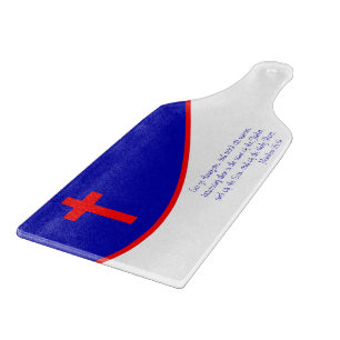 Christian Flag Inspired Cutting Board