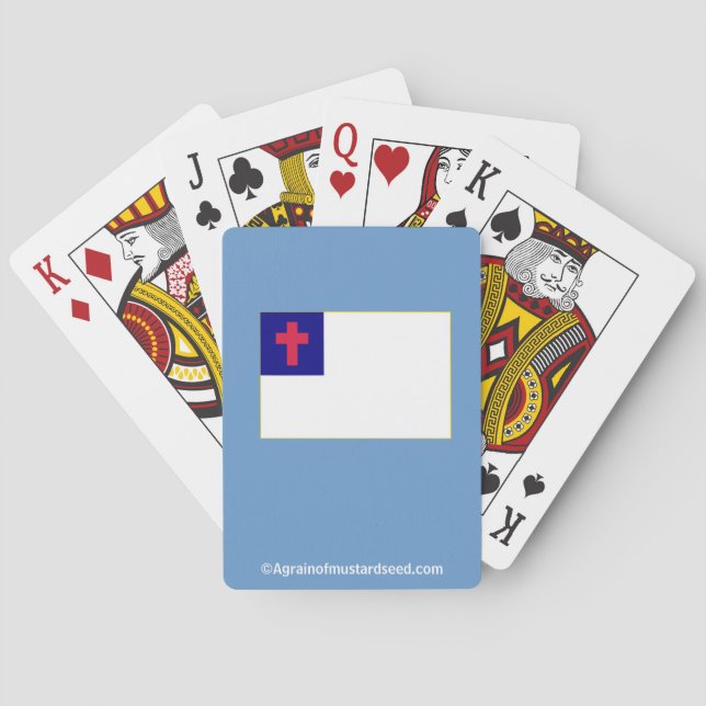 Christian Flag Playing Cards (Back)