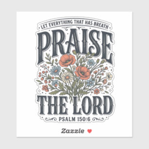 Christian Floral Praise the Lord Psalm 150_6