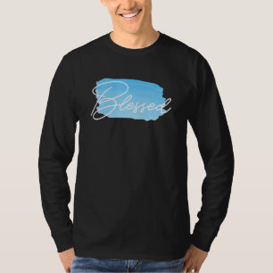 Christian  For Men Women Kids Blessed Minimalist T-Shirt