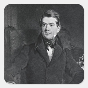 Christian Friedrich, Baron Stockmar Square Sticker