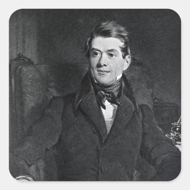 Christian Friedrich, Baron Stockmar Square Sticker (Front)