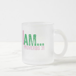 Christian frosted mug Prov 31