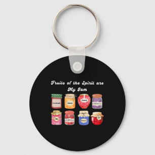 Christian Fruit Of The Spirit Is My Jam Bible Reli Key Ring