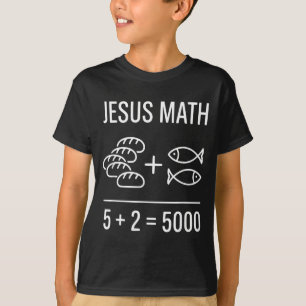 Christian Funny Bible Miracle 2 Fishes 5 Breads T-Shirt
