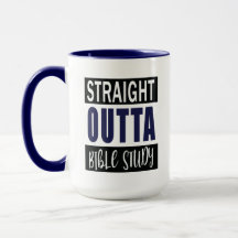 Christian Funny Bible Study Quote Navy Blue