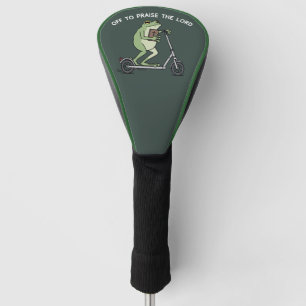 Christian Funny Frog Off To Praise The Lord Bible Golf Head Cover