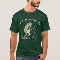 Christian Funny Frog Off To Praise The Lord Bible 