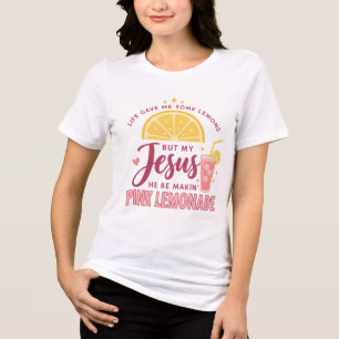 Christian Funny Women’s Jesus Lemonade T-Shirt Tri-Blend Shirt